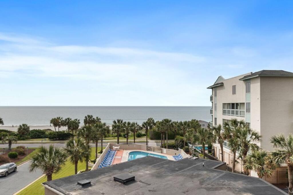 Cabana Palms - Oceanfront Renovated King Bed Sauna 默特尔比奇 外观 照片