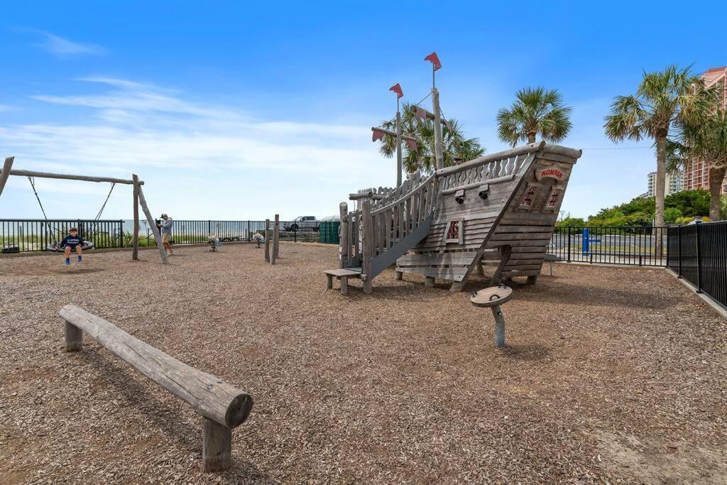 Cabana Palms - Oceanfront Renovated King Bed Sauna 默特尔比奇 外观 照片