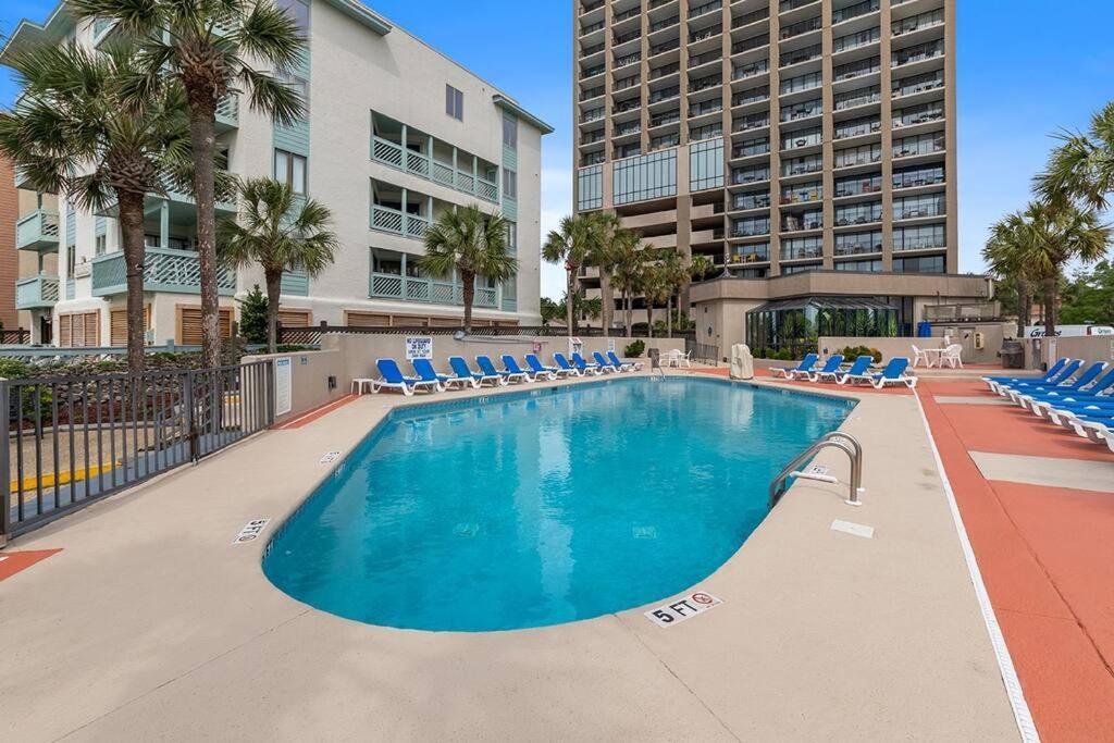 Cabana Palms - Oceanfront Renovated King Bed Sauna 默特尔比奇 外观 照片