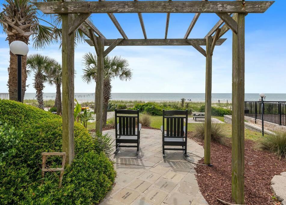 Cabana Palms - Oceanfront Renovated King Bed Sauna 默特尔比奇 外观 照片